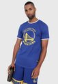 Camiseta Azul-Amarillo-Blanco NBA Golden State Warriors de NBA