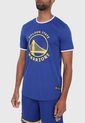 Camiseta Azul-Amarillo-Blanco NBA Golden State Warriors de NBA