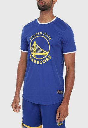 Camiseta Azul-Amarillo-Blanco NBA Golden State Warriors
