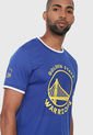 Camiseta Azul-Amarillo-Blanco NBA Golden State Warriors de NBA
