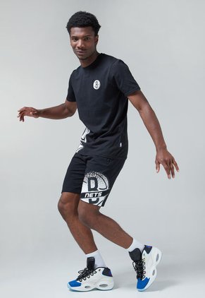 Camiseta Negro-Blanco NBA Brooklyn Nets