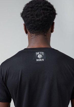 Camiseta Negro-Blanco NBA Brooklyn Nets