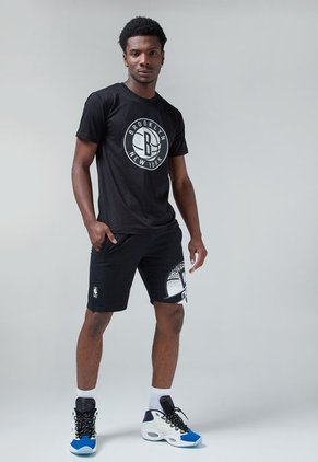 Camiseta Negro-Blanco NBA Brooklyn Nets