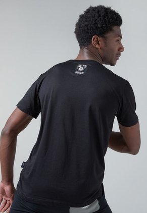 Camiseta Negro-Blanco NBA Brooklyn Nets