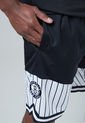 Pantaloneta Negro-Blanco NBA Brooklyn Nets de NBA