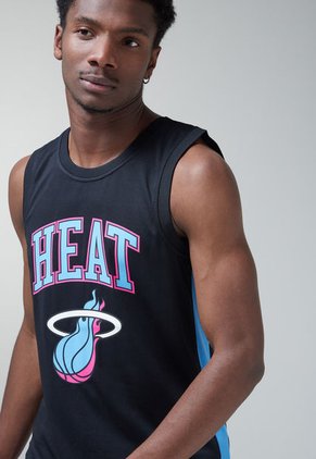Esqueleto Negro-Celeste-Fucsia NBA Miami Heat