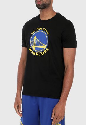 Camiseta Negro-Azul-Amarillo NBA Golden State Warriors