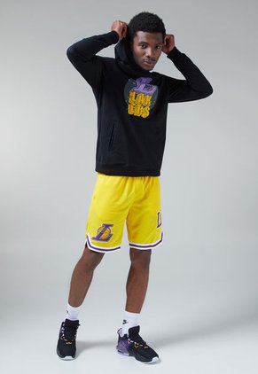 Hoodie Negro-Lila-Amarillo NBA Los Ángeles Lakers