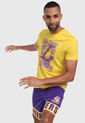 Camiseta Amarillo-Morado NBA Los Angeles Lakers de NBA