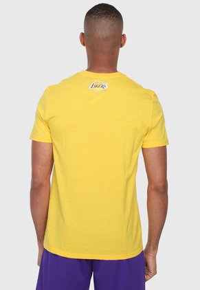 Camiseta Amarillo-Morado NBA Los Angeles Lakers