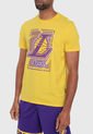Camiseta Amarillo-Morado NBA Los Angeles Lakers de NBA