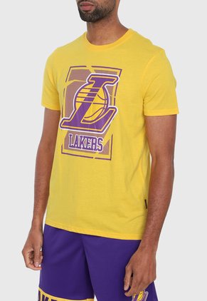 Camiseta Amarillo-Morado NBA Los Angeles Lakers