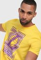 Camiseta Amarillo-Morado NBA Los Angeles Lakers de NBA
