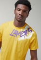 Camiseta Amarillo-Violeta-Blanco NBA Los Ángeles Lakers de NBA