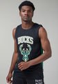 Esqueleto Negro-Beige-Verde NBA Milwaukee Bucks de NBA