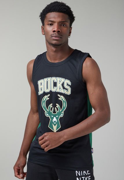 Esqueleto Negro-Beige-Verde NBA Milwaukee Bucks