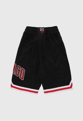 Pantaloneta Negro-Blanco-Rojo NBA Chicago Bulls