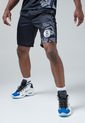 Pantaloneta Negro-Blanco-Gris NBA Brooklyn Nets de NBA