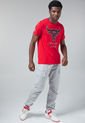 Camiseta Rojo-Negro NBA Chicago Bulls de NBA