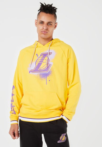 Hoodie Amarillo-Violeta NBA Masculino