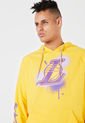 Hoodie Amarillo-Violeta NBA Masculino de NBA