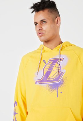 Hoodie Amarillo-Violeta NBA Masculino