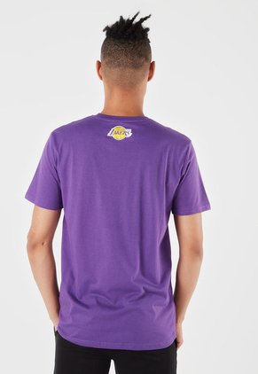 Camiseta Violeta-Amarillo-Blanco NBA Masculino