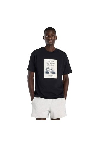 Camisa Deportiva New Balance Originals Graphics Negro Hombre New Balance
