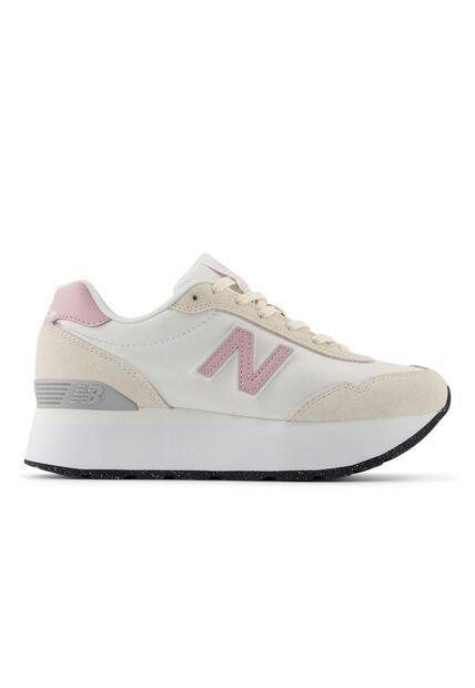 Tenis New Balance 515 Mujer-Blanco/Rosa