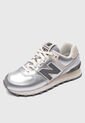 Tenis new balance 574 Plateado de New Balance