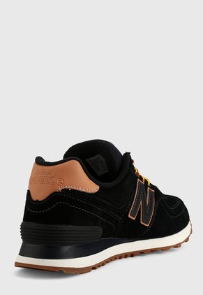 Tenis Lifestyle Negro-Camel New Balance 574