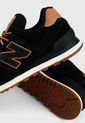 Tenis Lifestyle Negro-Camel New Balance 574 de New Balance