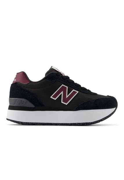 Tenis New Balance 515 Mujer-Negro/Rojo