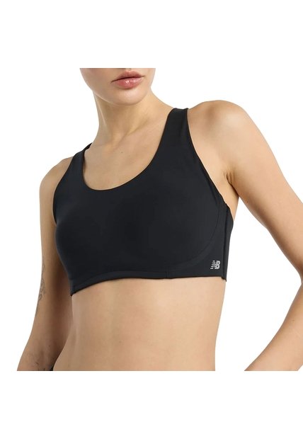 Top Deportivo New Balance Original Essential Run Negro Mujer