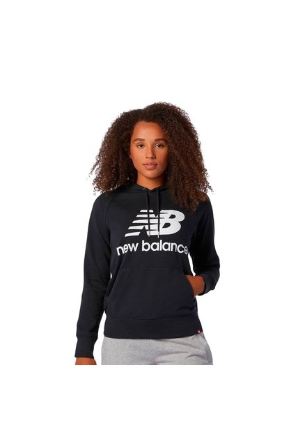 Chaqueta New Balance Original Bk-Essentials Negro Para Mujer