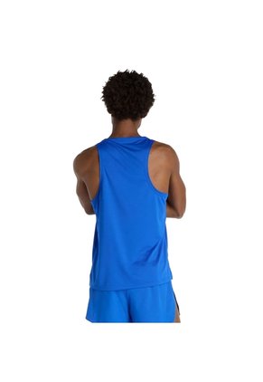 Camisa Deportiva New Balance Original Essentials Azul Hombre