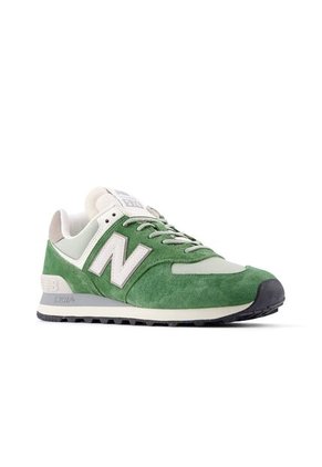 Tenis New Balance 574 Hombre-Verde/Blanco