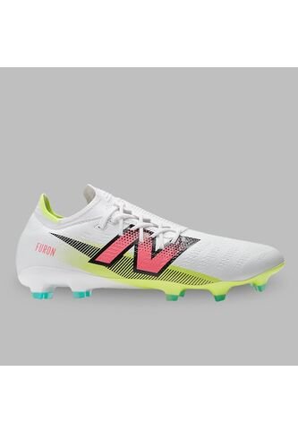 Guayos New Balance HombeFuron Pro FG V7+- Blanco-Amarillo New Balance