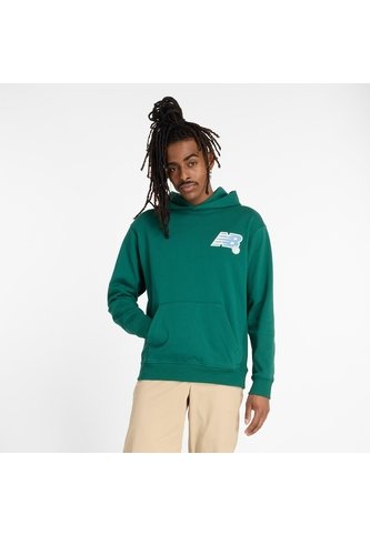 Hoodie Deportiva New Balance Athletics Verde Para Hombre New Balance