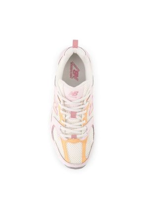 Tenis New Balance 530 Mujer-Blanco/Naranja