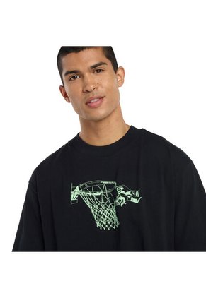 Camisa Deportiva New Balance Original Hoop Negro Hombre