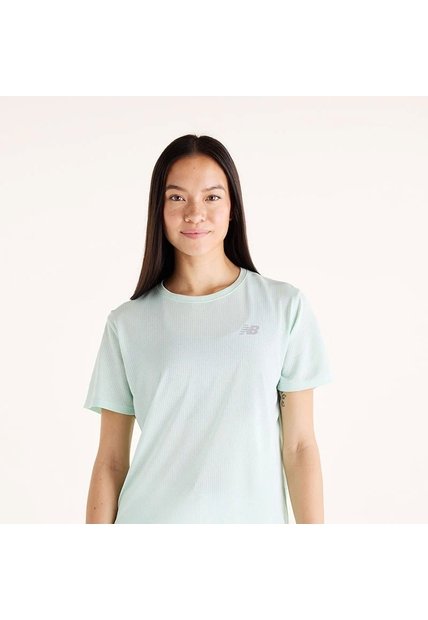 Camisa Deportiva New Balance Originals Athletics Verde Mujer