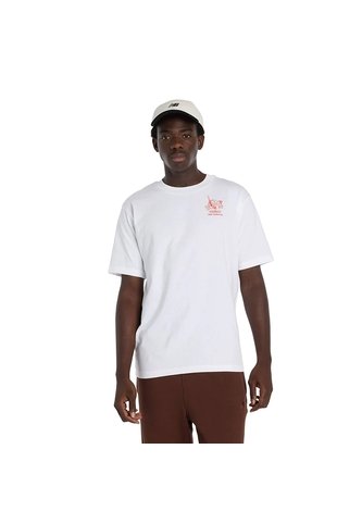 Camisa Deportiva New Balance Original Graphics Blanco Hombre New Balance
