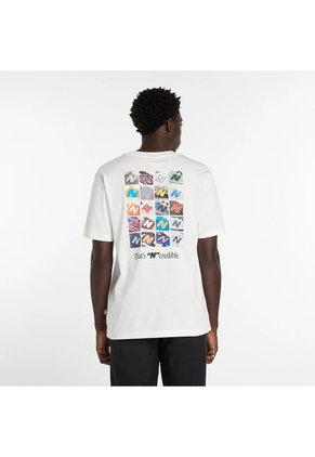Camisa Deportiva New Balance Original Graphics Blanco Hombre