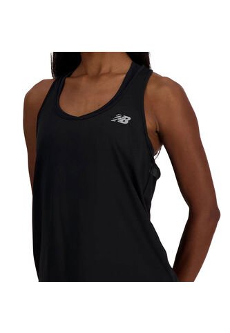 Camisa Deportiva New Balance Originales Ess Tank Negro Mujer New Balance