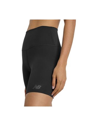 Pantaloneta New Balance Harmony High Rise 6 Negro Para Mujer