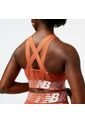 Top New Balance Original Relentless Crop Bra Naranja Mujer de New Balance