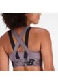 Top New Balance Original Relentless Crop Bra Lila Para Mujer de New Balance