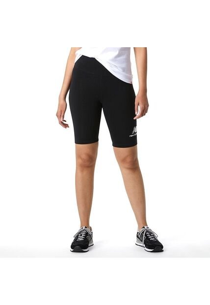 Short New Balance Essentials Para Mujer-Negro