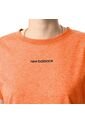 Camiseta New Balance Relentless Crew Para Mujer-Naranja de New Balance